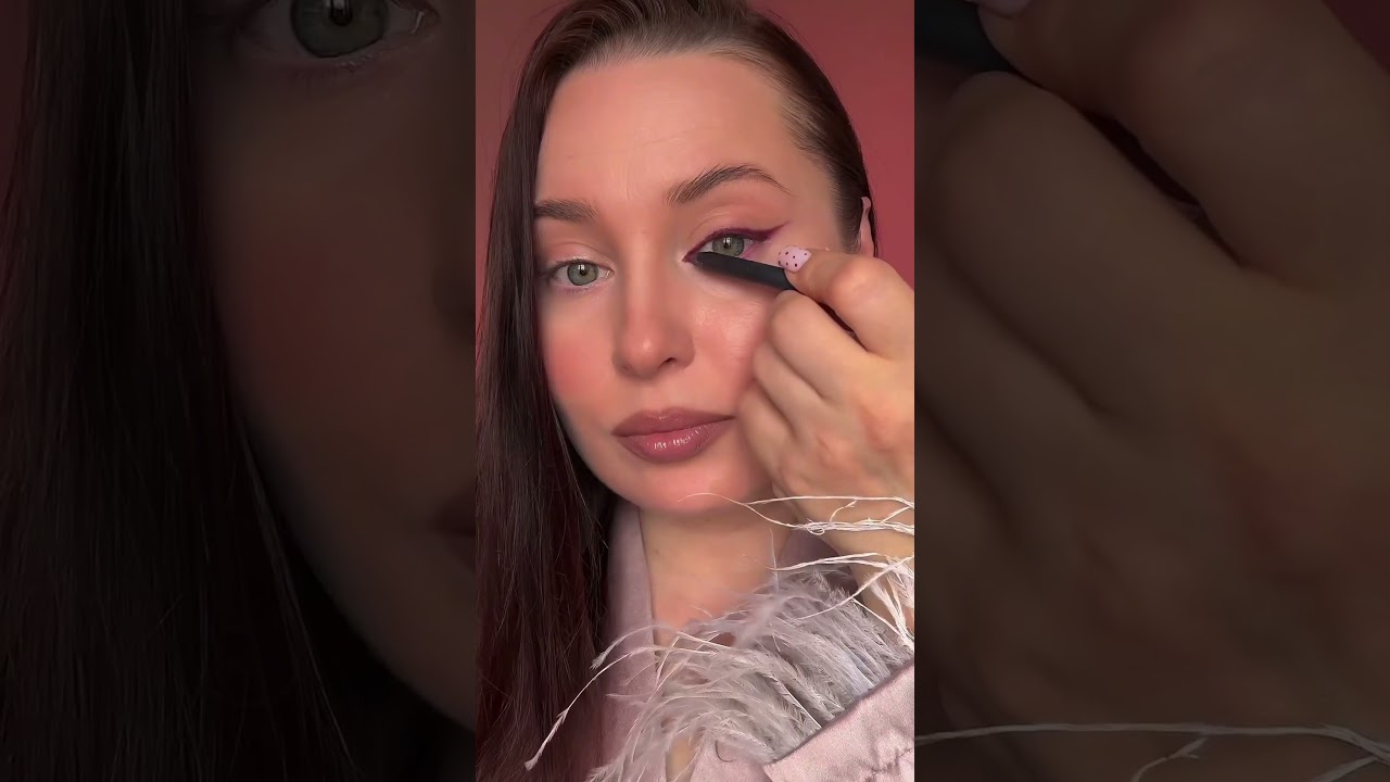 Тушь бордовая