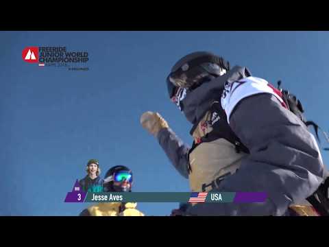 Winning run Jesse Aves - Freeride Junior World Championship 2018