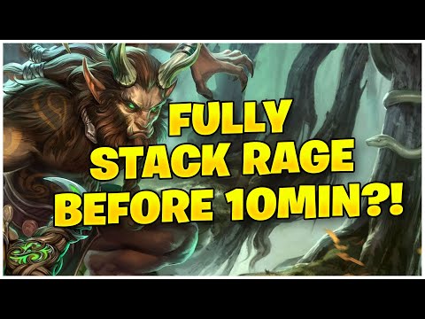 FULLY STACK RAGE BEFORE 10MIN?! S11 SMITE CERNUNNOS