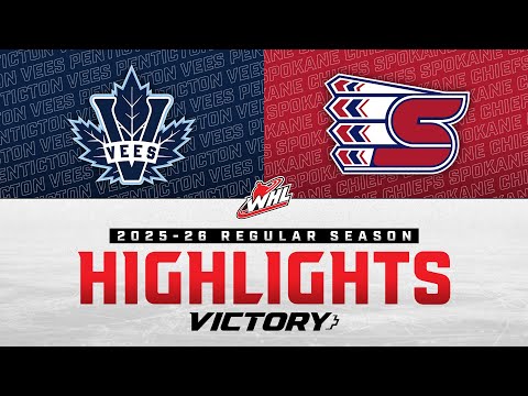 Penticton Vees at Spokane Chiefs 01/03 | WHL Highlights 2025-26