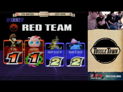 XYK/SoulPech (Luigi/Puff) vs Spicy/Sothe (Ganon/Ivy) - Tussle Town PM Doubles Bracket