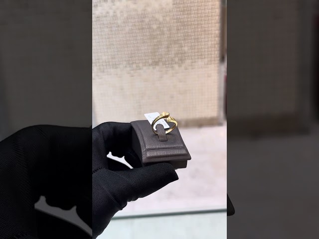 خاتم تصميم مارلي ذهب