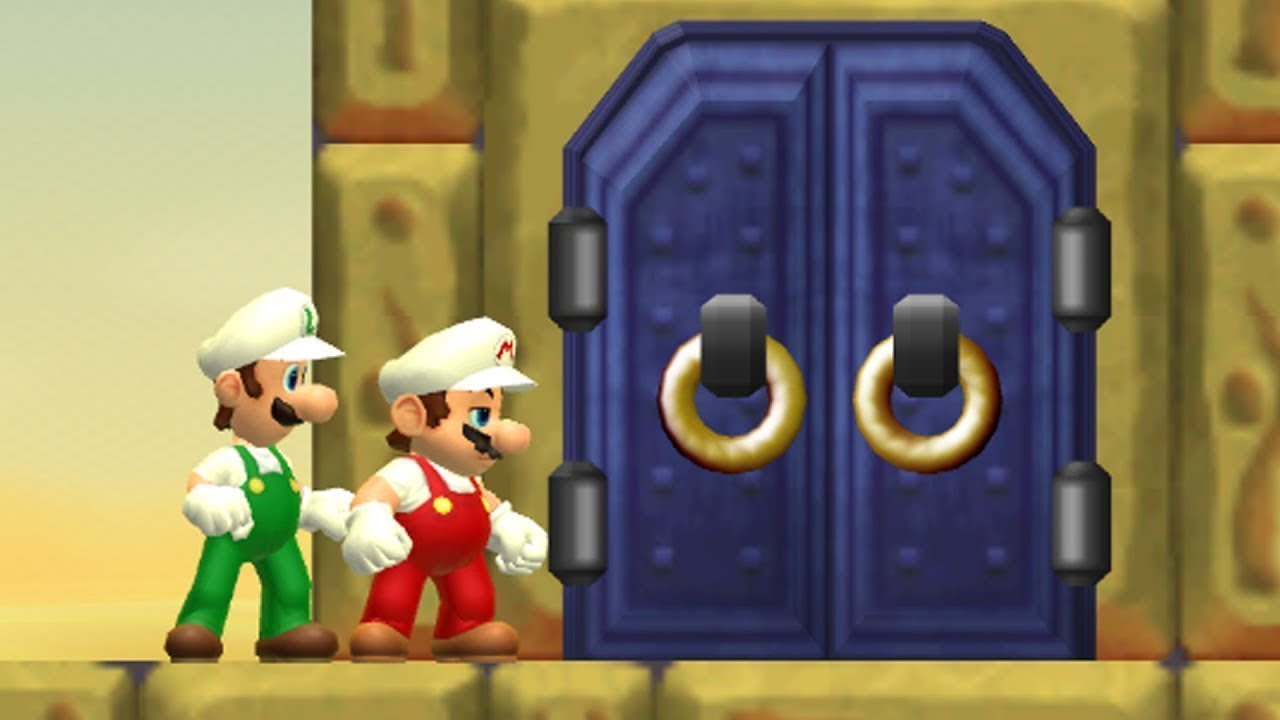 Newer Super Mario Bros. Wii: Rescue Peach - 2 Player Co-Op Walkthrough #01