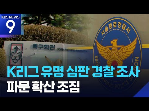 K리그 유명 심판 피해자 신분 경찰 조사, 승부조작 잔존 세력 활개?