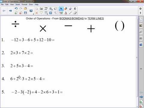 Order Of Operations (K-8 & 9 Level)