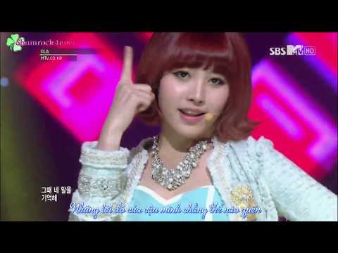 [Vietsub] 121130 Don't Forget Me - Girl's Day  (SBS The Show)