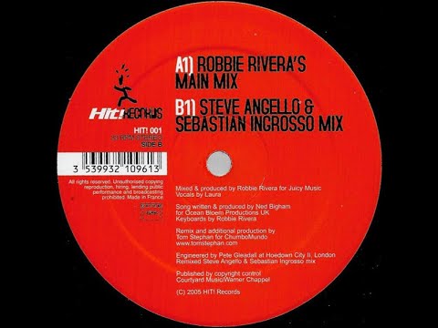 Robbie Rivera feat Laura Vane - One Eye Shut (Robbie Rivera's Main Mix)