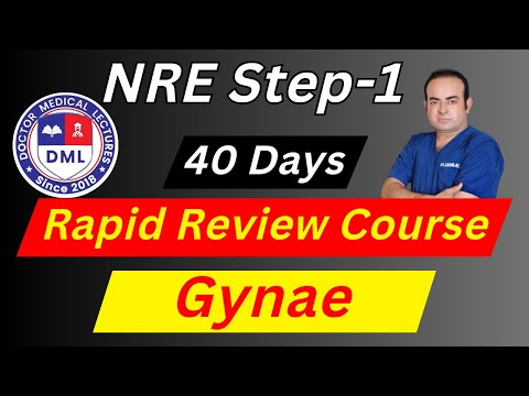 NRE Step-1 Rapid Review Course | Gynae | Crash Course