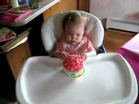 Offering her Birthday cake