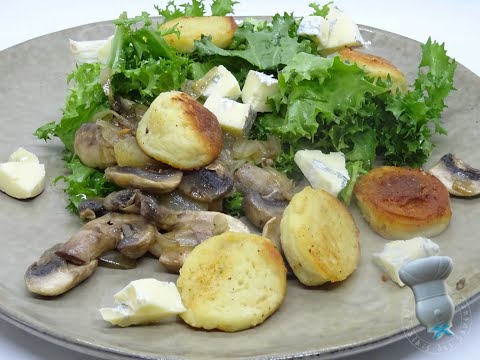Recette de quenelles poêlées aux champignons