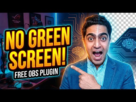 Remove Webcam Background in OBS WITHOUT Green Screen! 🎥 (Free Plugin Tutorial)