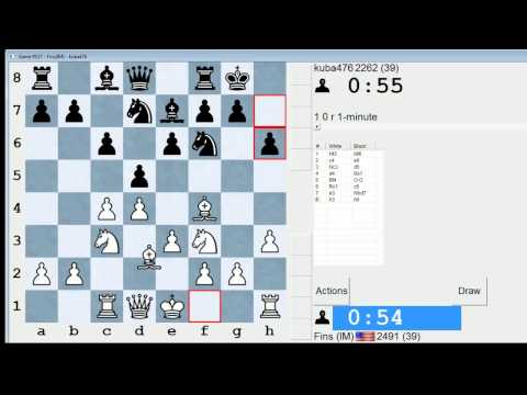 Bullet Chess #27: 8 games in the ICC 1-minute pool