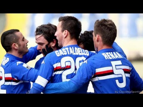 SAMPDORIA - REGGINA 3-1 - SERIE BWIN - HIGHLIGHTS E GOAL POZZI MELARA
