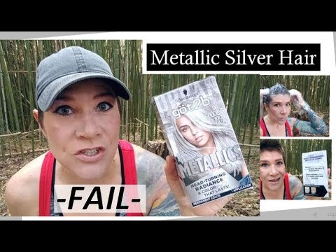 Schwarzkopf got2b Metallic Silver Hair Dye Review!!...