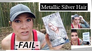 Got2b Metallic Silver Hair Dye Before And After