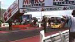 preview picture of video 'Dragrace Mantorp 2007: Topmethanol funnycars 1/4 fin.'