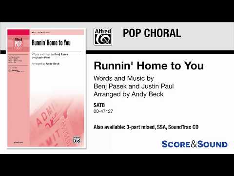 Runnin' Home to You, arr. Andy Beck – Score & Sound