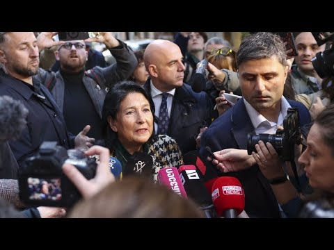 Georgien: Präsidentin Surabischwili ruft nach Wahlniederlage zu Protesten auf