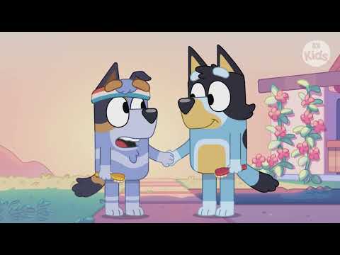 Bandit Heeler y Stripe Heeler en 80's | Bluey Preview