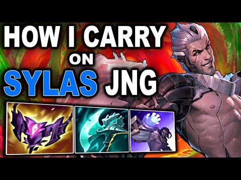 I'm trying to CLIMB and SYLAS JUNGLE is my go to CARRY JUNGLER | Sylas Jungle Season 13 League