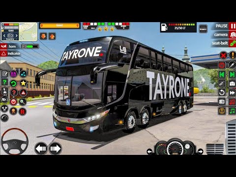 Euro Coach Bus Simulator 3D | Realistic Offroad Coach Passenger Bus Driving (4K Gameplay)