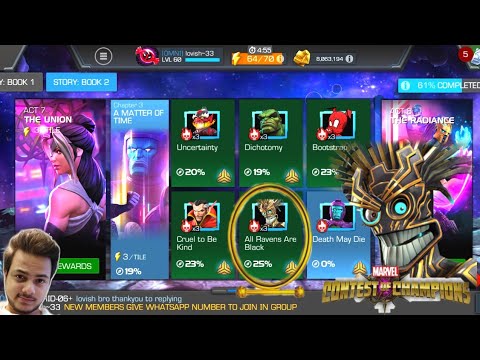 ACT 7.3.5 (All Ravens are Black) EASY COMPLETION | MARVEL CONTEST OF CHAMPIONS GAMEPLAY IN HINDI
