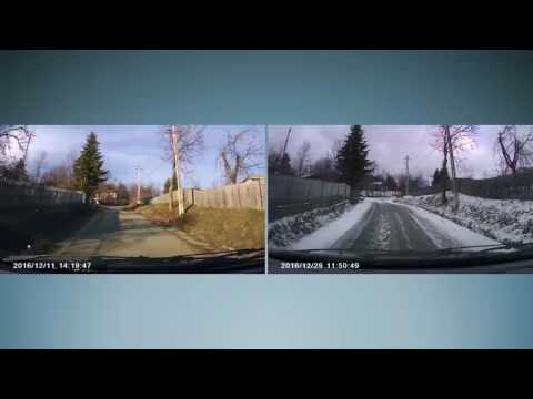 Valea Salciei, cu si fara zapada