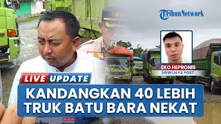 Nekat Lintasi Jalan Umum, Lebih dari 40 Truk Batubara Ditertibkan Tim Terpadu Pemkot Lubuklinggau