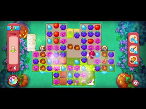 Gardenscapes, level 11366, no power-ups