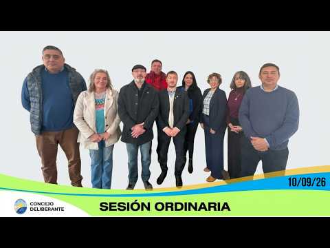Sesión Ordinaria 10-09-2026 | Concejo Deliberante San Antonio Oeste, Río Negro, Argentina