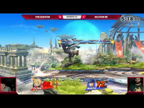VS Arcadian 3 - Winners R3 - Deafstar (Cloud) vs. Solution Me (Marth) - Smash 4