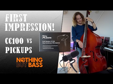 T. Bone CC100 VS Pickups on Upright Bass // First Impression