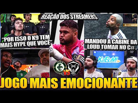 Streamers' reaction to LOUD and FURIA delivering the most insane semi-final of the Kings League B...