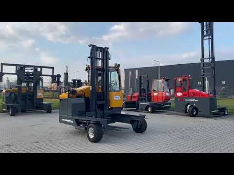 Originalus vaizdo įrašas: Keturių krypčių krautuvas Combilift C5000L // LPG // Forks Positioner // Excellent condition