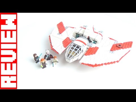 Lego Star Wars 7931 Jedi T-6 Shuttle - Speed Build + Review