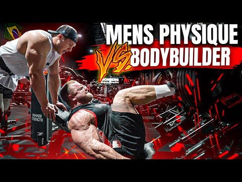 MENS PHYSIQUE VS BODYBUILDER - CAIKE PRO VS VITOR BOFF