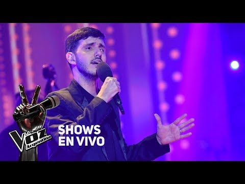 Live Shows #TeamSole: Lucas Belbruno canta "Pasional" de Jorge Falcón - La Voz Argentina 2018