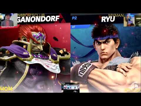 4o4 Ultimate Weekly XIII - N8borsclub(Ganondorf, Mr. Game & Watch) vs Ph| Myman(Ryu) - Losers QF