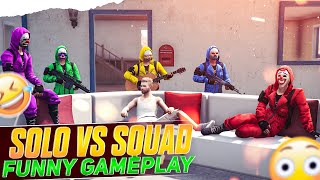 Adam Solo VS Squad Best Funny Gameplay😂 Fearles