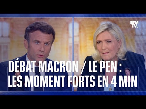 Macron / Le Pen: les moments forts du débat de l’entre-deux-tours en 4 minutes