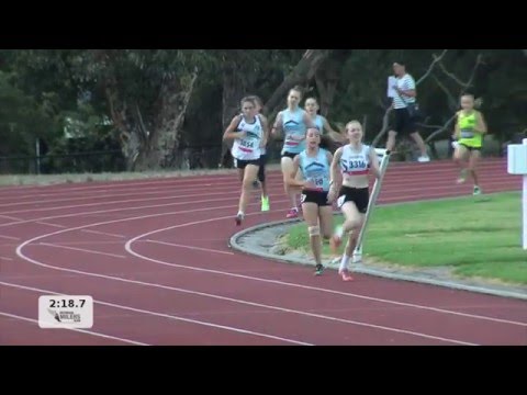VMC 19.01.2016. Jnr Women 800m B race