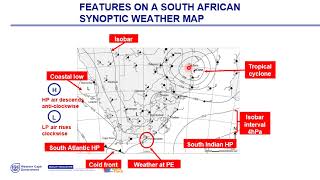 Synoptic Weather Map South Africa Refer To The South African Synoptic