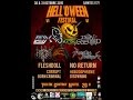 DEW SCENTED + ANGELUS APATRIDA + NO RETURN + HEBOÏDOPHRENIE + DISOWNING @ Hell'Oween Fest 6