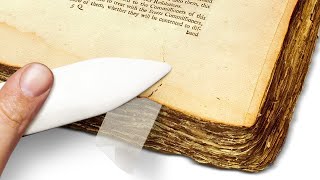 How 400-Year-Old Books Are Professionally Restored