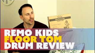 Video thumbnail for Remo KD-5080-01 Kids Percussion Floor Tom Drum - Fabric Rain Forest, 10" Review by Color Me Mozart