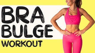 BRA BULGE, ARMPIT & BACK FAT Workout | 8 mins at Home