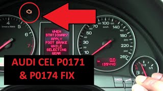 Audi B6 A4 Check Engine Light P0171 & P0174 Solution FIX (2001-2006)