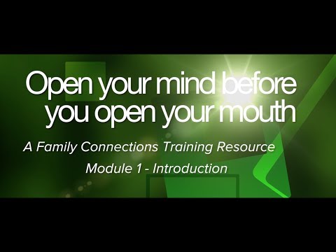 Open Your Mind Before You Open Your Mouth - Module One - Introduction