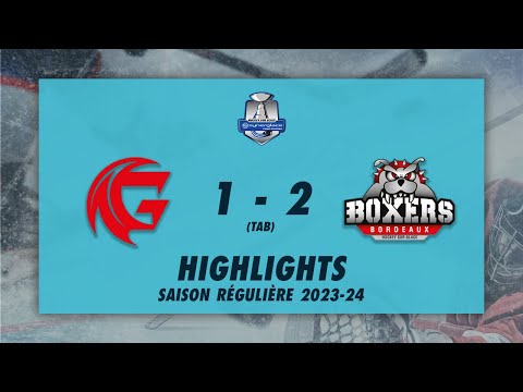 Gothiques d'Amiens 1-2 (TAB) Boxers de Bordeaux - Highlights - Synerglace Ligue Magnus 2023-24