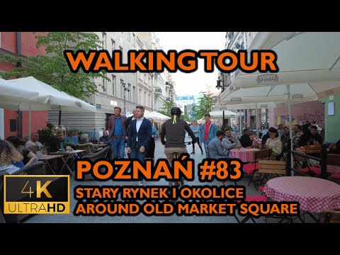 ⁴ᴷ⁶⁰ 🇵🇱 Poznan/Poland Walking Tour - #83 - Spring Walk Around Old Market Square (May 2022) [4K]